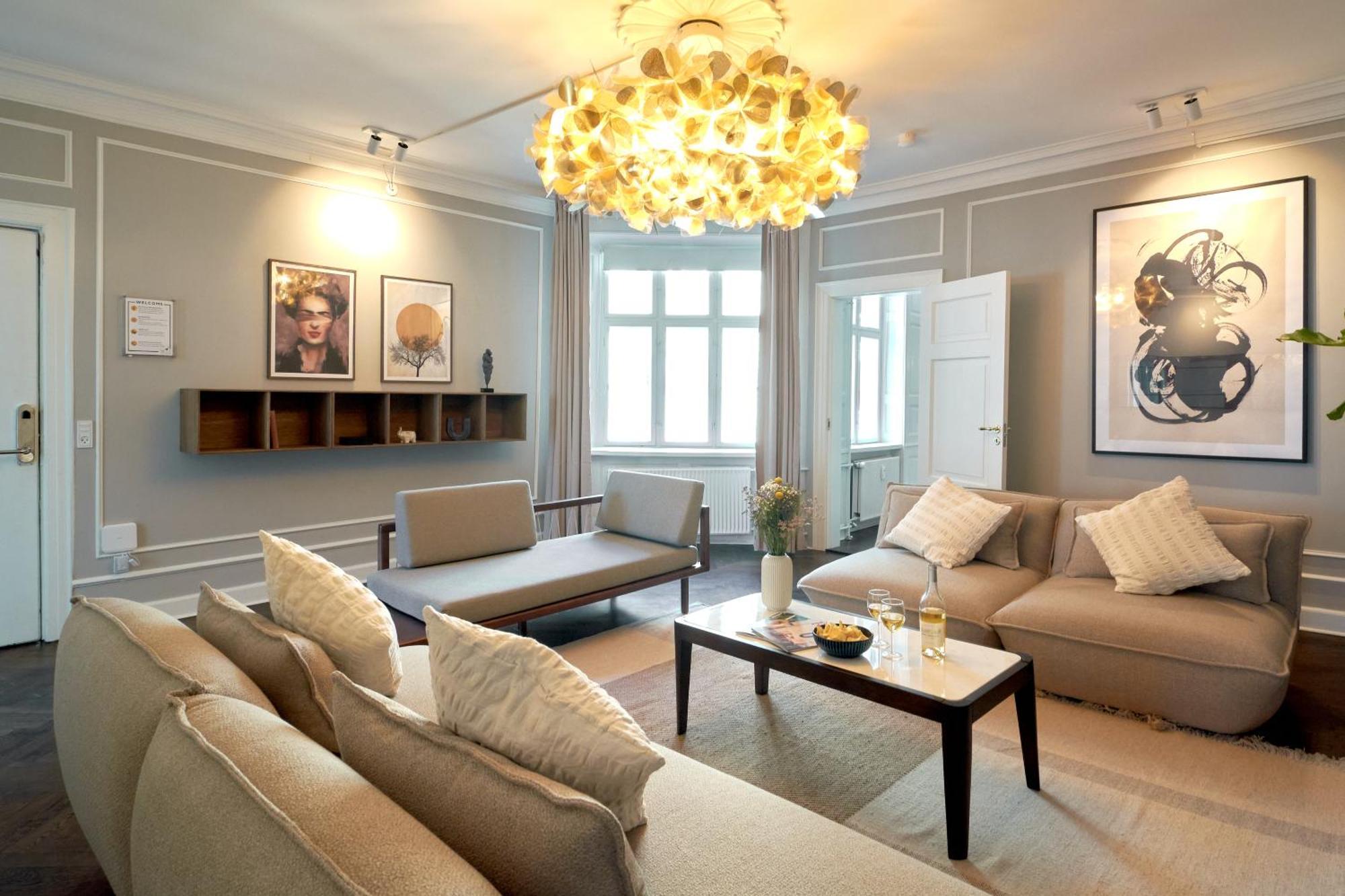 Large 4 Bedroom With Balcony & Bathtub In Cph City Копенгаген Экстерьер фото
